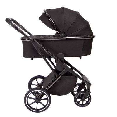 Коляска детская Peppy Tecla 2 в 1 Chrome Edition Shadow Black (черный)